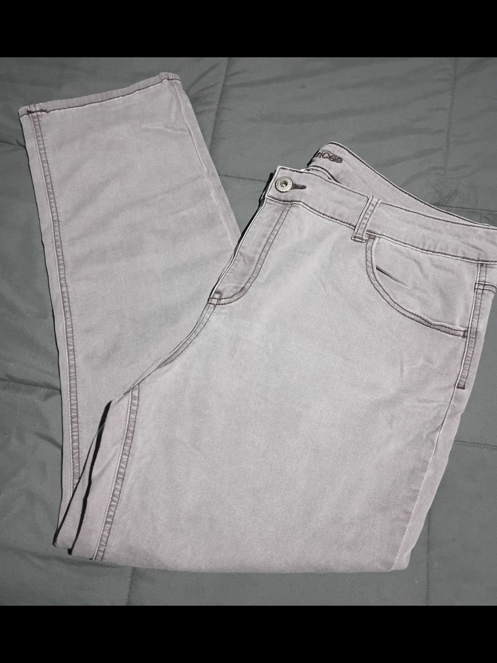Maurices Light Grey Soft Stretch Boot Cut